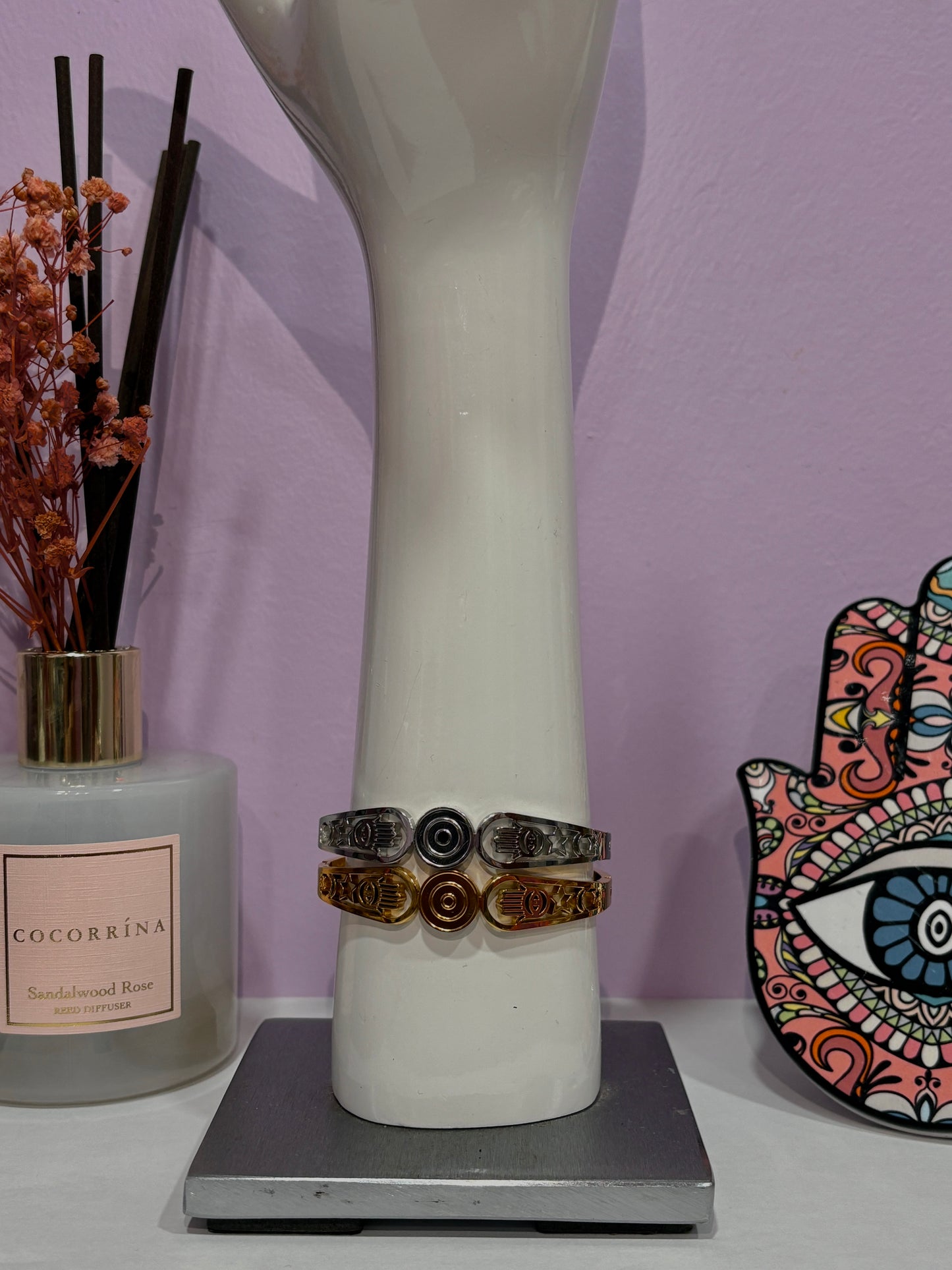 Evil Eye Clasp Bracelet