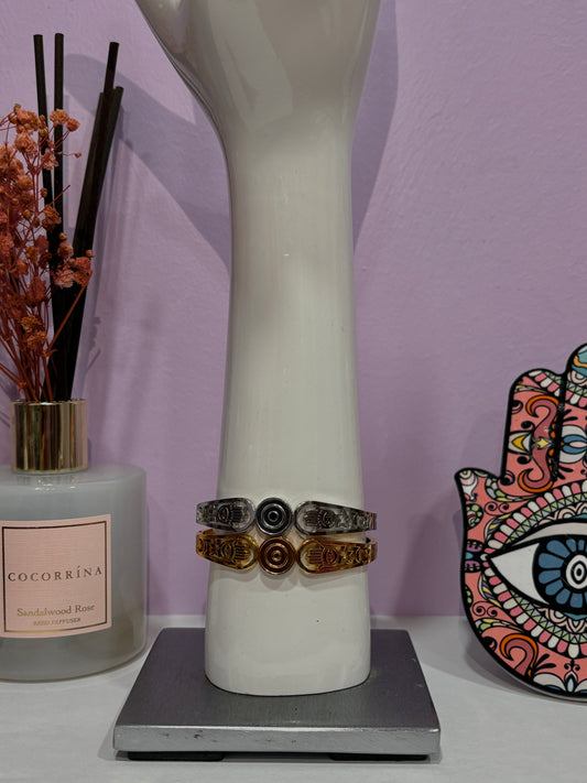 Evil Eye Clasp Bracelet