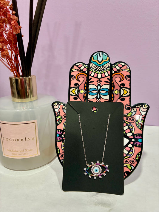 Multicolor Beautiful Evil Eye Necklace