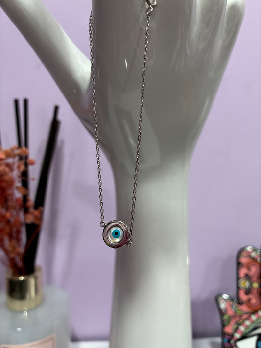 Dainty Evil Eye Chain Bracelet